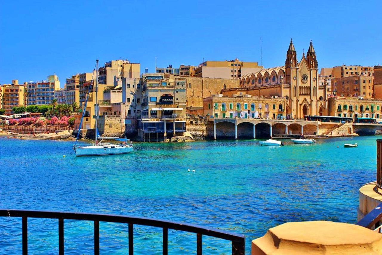 Spacious Apartment Steps To The Promenade Sliema Exterior foto